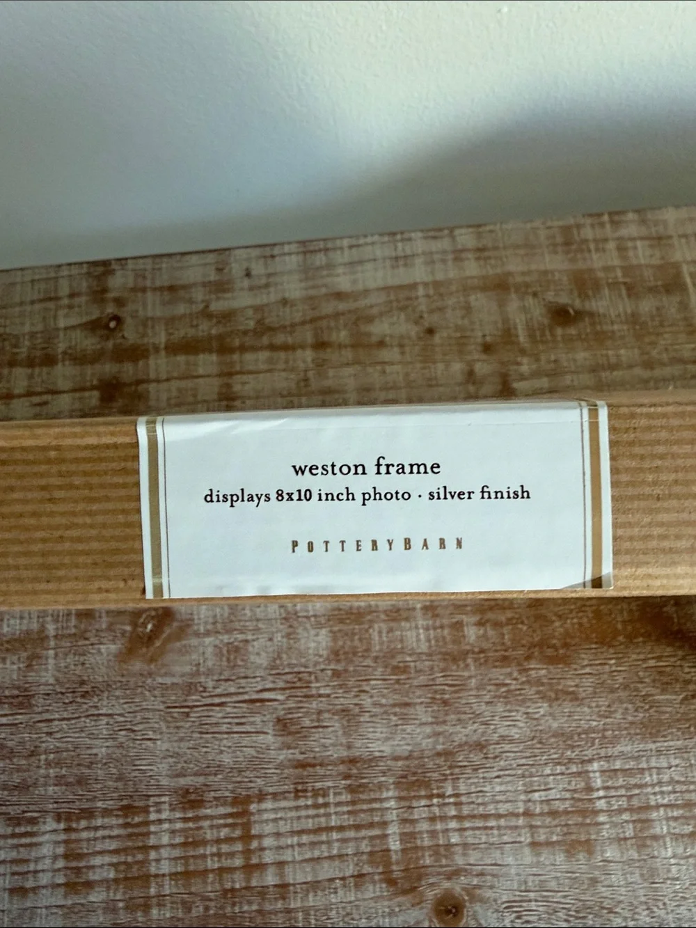 Pottery Barn Weston Hanging Iron Frames Silver New in Box 8